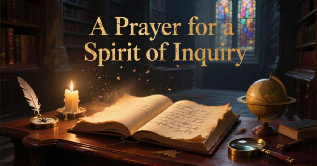 A Prayer for a Spirit of Inquiry